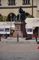 Wrocaw - Rynek - pomnik Fredry